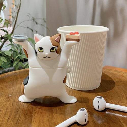 젬마 젤리 실리콘 고양이 집사 냥이 캐릭터 일러스트 유니크 커플 우정 에어팟 3세대 에어팟프로 케이스