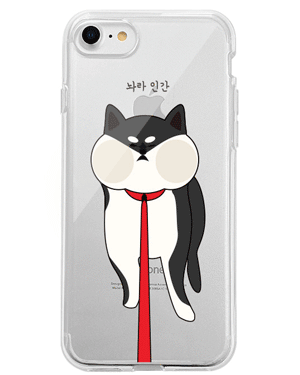 지온 갤럭시 투명 젤리 귀여운 강아지 캐릭터 핸드폰 시바견 커플 휴대폰 케이스 S7 엣지 S8 S9 노트 8 9 10 20 플러스 울트라 S10 E 5G S20 FE S21