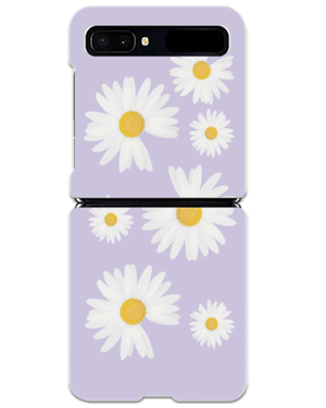 데이지블로섬 하드 핸드폰 빈티지 러블리 캐주얼 플라워 꽃무늬 휴대폰 갤럭시 제트플립 1 2 지플립 3 z플립 4 5 케이스